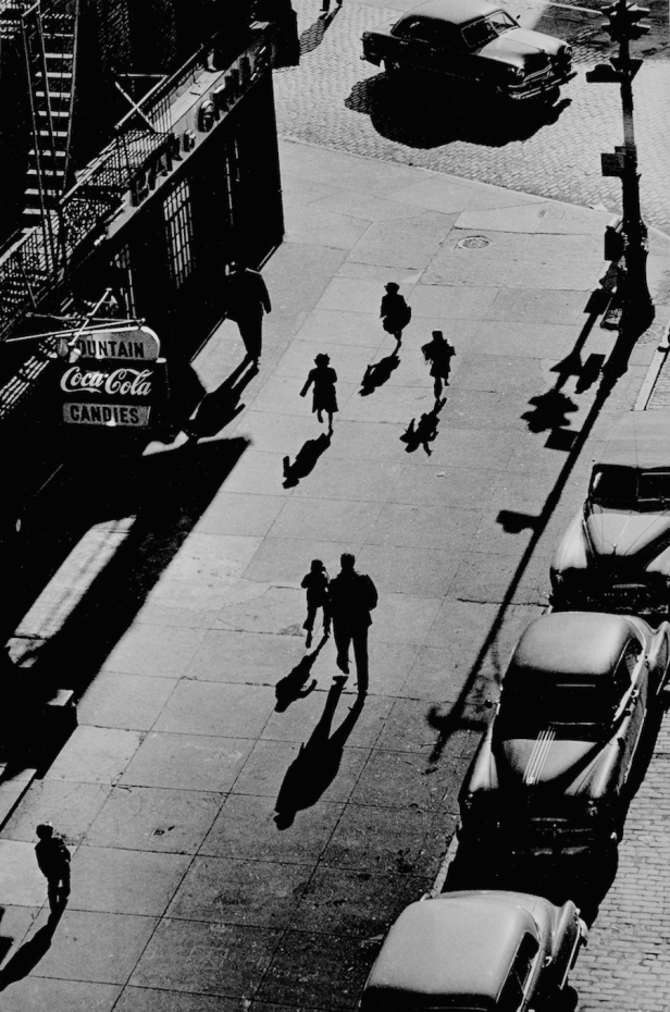 125th Street From Elevated Train, 1950